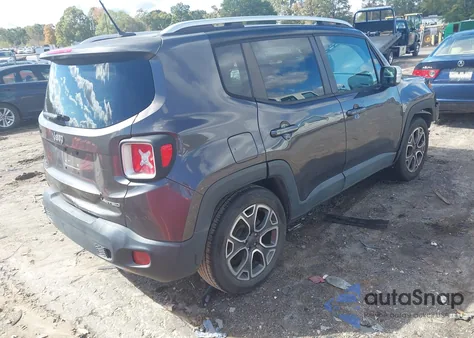 2016 Jeep Renegade Limited from USA, damaged, VIN ZACCJADT4GPC96326